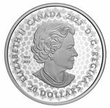 2023 Canada $20 1oz Silver Great Hunters: Grizzly Ultra High Relief Proof Coin