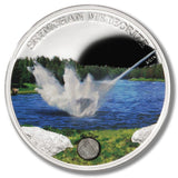 2012 Seymchan Meteorite 20g Sterling Silver Coin - Stardust of the Universe