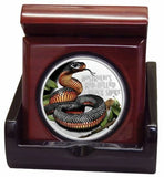 2022 Deadly & Dangerous Red-Bellied Black Snake 1oz Silver Proof Coin