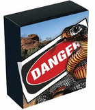 2022 Deadly & Dangerous Red-Bellied Black Snake 1oz Silver Proof Coin