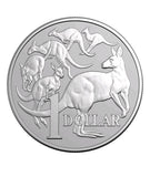 2026 $1 Kangaroo Series - Mob Of Six Roos 1oz Silver Frosted Unc Coin