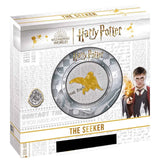 2022 Harry Potter The Seeker $5 2oz Silver Proof Coin 24k Gold Inlay