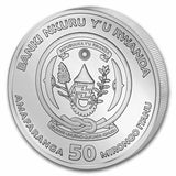 2026 Rwanda 1 oz Silver Lunar Year of the Horse BU Coin