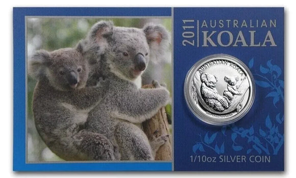 2011 Australia 1/10oz Silver Koala Coin