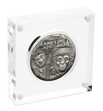 2018 Planet of the Apes 50th Anniversary 2oz Silver Antiqued $2 Coin