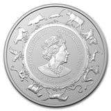2020 Australia 1 oz Silver Lunar Year of the Rat Coin