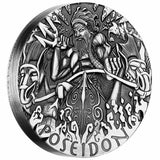 2014 Gods of Olympus – Poseidon 2oz Silver High Relief Coin
