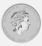 2014 Year of the Horse 2oz Silver Bullion Coin