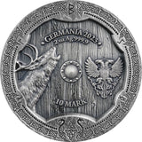 2023 10 Mark Valkyries Ostara Ultra High Relief Germania Mint 2oz Silver Coin