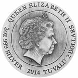 2014 Gods of Olympus – Zeus 2oz Silver High Relief Coin