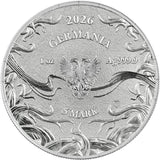 2026 Norns: Skuld 5 Mark 1 oz Silver BU Coin