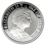 2016 Isle of Man 1oz Silver Angel Reverse Proof Coin