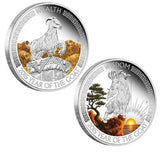 2015 Lunar Good Fortune Goat 2 x 1oz Silver Proof Set