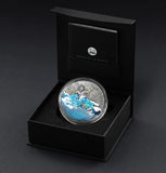 2026 Niue Poseidon 2oz Silver High Relief Antiqued Gilded Coloured Coin