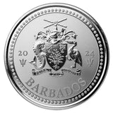 2024 Barbados Trident 1oz Silver Coin