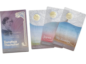 2025 50c Treasured Australian Poetry - Dorothea Mackellar 3 Coin Set