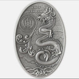 2024 Dragon Egg 5oz Silver Coin