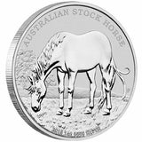 2016 $1 Australian Stock Horse 1oz Silver Coin in Card