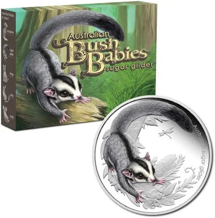 2010 Bush Babies Sugar Glider 1/2oz Silver Proof