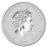 2017 Year of the Rooster 2oz Silver Coin