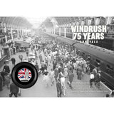 75 Years of the Windrush Generation 2023 UK 50p Silver Proof Colour Coin Cover