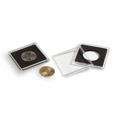 Quadrum Square Coin Capsules 20mm (Pack of 10)