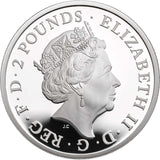 2020 White Lion of Mortimer Queens Beasts 1oz Silver Proof Coin (Missing Box)