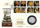 2022 GB 100th Anniversary of the Discovery of Tutankhamun's Tomb £5 Silver Proof Coin Cover