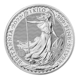 2023 Royal UK Mint Silver Britannia 1 Kilo Silver Coin