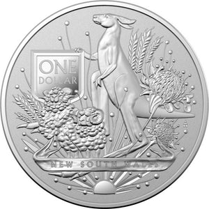 2022 Australia's Coat of Arms (NSW) 1oz Silver Coin