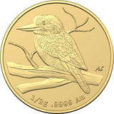 2022 Mini Money Kookaburra $5 Gold Frosted Uncirculated Coin