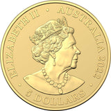 2022 Mini Money Kookaburra $5 Gold Frosted Uncirculated Coin