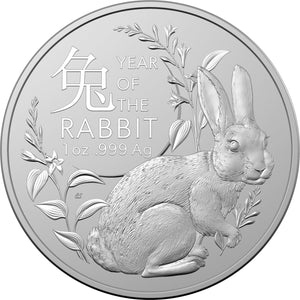 2023 Lunar Year of Rabbit 1oz Silver Coin