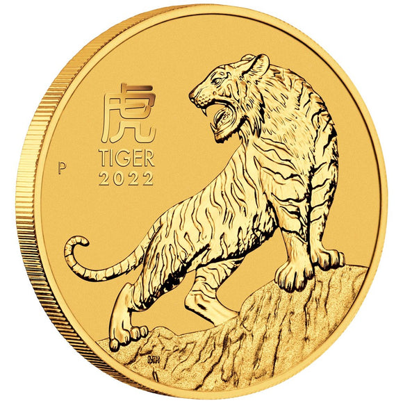 2022 Year of the Tiger 1/4oz Gold Coin