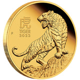 2022 Year of the Tiger 1/10oz Gold Proof Coin