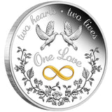 2023 One Love 1oz Silver Proof Coin