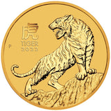 2022 Year of the Tiger 1/4oz Gold Coin