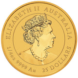 2022 Year of the Tiger 1/4oz Gold Coin