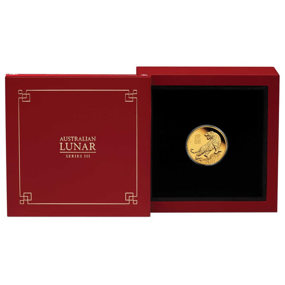 2022 Year of the Tiger 1/10oz Gold Proof Coin