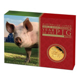 2019 Year of the Pig 1/10oz Gold Proof Coin