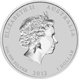 2012 Melbourne ANDA Lunar Year of the Dragon 1oz Silver Proof Coin