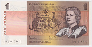 $1 1982 Johnston/Stone Last Prefix UNC