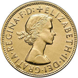 1953-64 Queen Elizabeth II First Portrait Gold Plated Penny