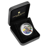 2019 Kookaburra World Money Fair 1oz Silver Coloured Proof Coin