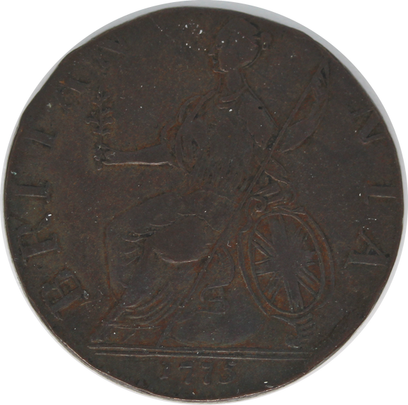 1775 GB Halfpenny Fine