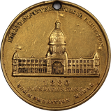 1880 Foundation Stone Melbourne International Exhibition Gold Medal aEF