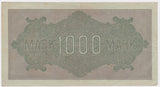 1922 Germany 1000 Mark EF