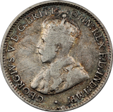 1922 Threepence good Fine