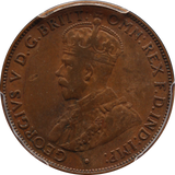 1923 Halfpenny VF35