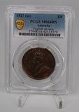 1927 Penny MS64BN